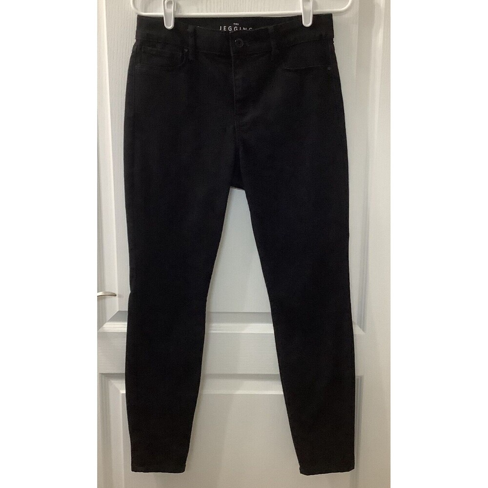 White House Black Market Jeans 6 The Jeggings Mid Rise Stretch Skinny Black